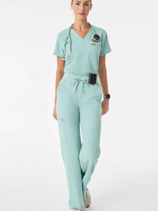 Figs Other - FIGS Scrub Set | Color: Seaglass | Catarina XXS Top, Yola XS Bottom